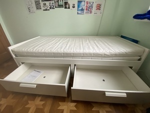 раздвижная кровать IKEA BRIMNES