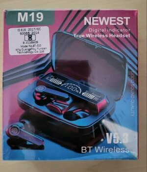 Беспроводные Спортивные наушники Bluetooth M19 V5.3