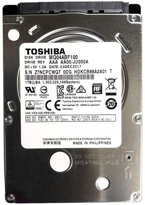 Жесткий диск HDD 1000 GB Toshiba 