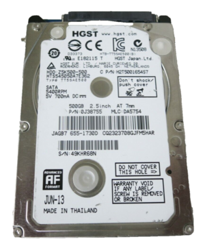 Жесткий диск 500 Гб Hitachi Travelstar Z5K500, 2,5