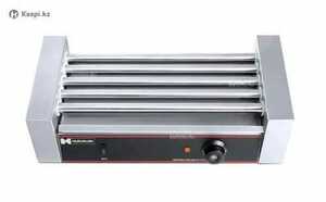 Роликовый гриль Hurakan HKN-GW5M предназначен для обжаривания сосисок и сарделек, мясных и рыбных рулетов на предприятия