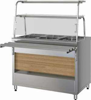 Прилавок-мармит Марихолодмаш ПМВЭ11 для вторых блюд Тип	мармит для 2-х блюд Серия	ШЕФ 1120 Полка	 Мощность	2.409 кВт Шир