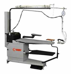 Профессиональный гладильный стол Pony GENUS-S / GENUS-S PLUS позволяет производить комплексную финишную обработку издели