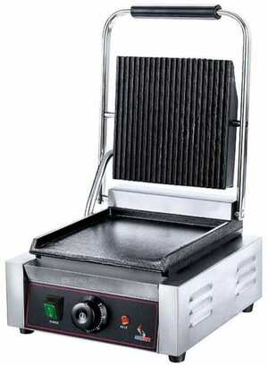 Прижимной гриль Airhot CG-FG предназначен для жарки мяса, птицы, рыбы, овощей, а также для приготовления стейков, гамбур