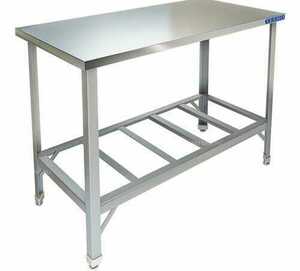 Производственный стол Техно-ТТ СП-111/607 предназначен для разделки и обработки пищевых продуктов, а также для расстанов