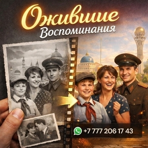  Оживление фото в Казахстане