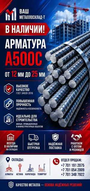  Арматура, швеллер, уголок, трубы, лист, оцинкованный рулон.
