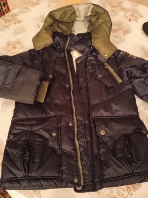 Куртка зимняя Адидас для мальчика на 11-12лет