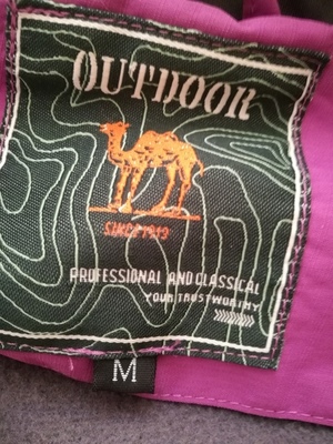 Фиолетовая непромокаемая куртка бренд Outdoor