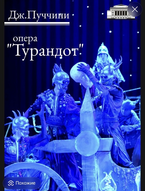2 билета на оперу Турандот
