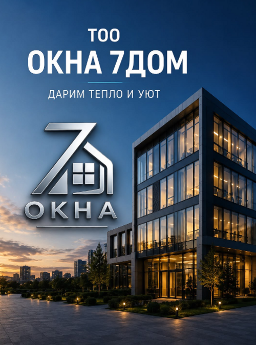 * Алюминиевые окна Алматы | ТОО «ОКНА 7Дом» * Пластиковые окна Алматы | Монтаж окон